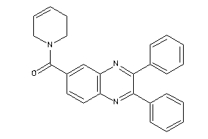 3,6-dihydro-2H-pyridin-1-yl-(2,3-diphenylquinoxalin-6-yl)methanone