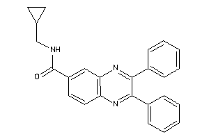 N-(cyclopropylmethyl)-2,3-diphenyl-quinoxaline-6-carboxamide