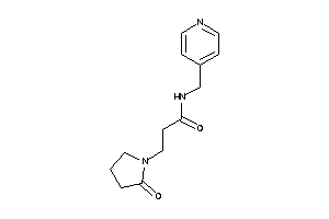 3-(2-ketopyrrolidino)-N-(4-pyridylmethyl)propionamide