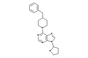 6-(4-benzylpiperidino)-9-(tetrahydrofuryl)purine