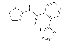 2-(1,2,4-oxadiazol-5-yl)-N-(2-thiazolin-2-yl)benzamide