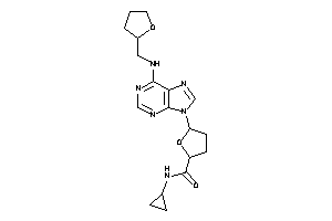 N-cyclopropyl-5-[6-(tetrahydrofurfurylamino)purin-9-yl]tetrahydrofuran-2-carboxamide