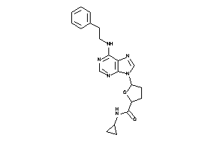 N-cyclopropyl-5-[6-(phenethylamino)purin-9-yl]tetrahydrofuran-2-carboxamide