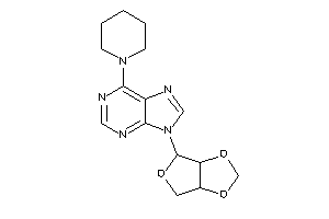 9-(3a,4,6,6a-tetrahydrofuro[3,4-d][1,3]dioxol-4-yl)-6-piperidino-purine
