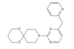 9-[4-(2-pyridylmethyl)pyrimidin-2-yl]-1,5-dioxa-9-azaspiro[5.5]undecane