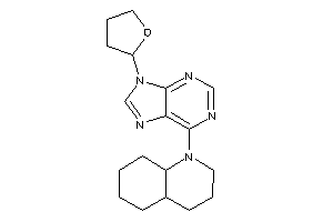 1-[9-(tetrahydrofuryl)purin-6-yl]-3,4,4a,5,6,7,8,8a-octahydro-2H-quinoline