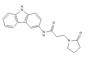 N-(9H-carbazol-3-yl)-3-(2-ketopyrrolidino)propionamide