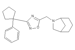 5-(6-azabicyclo[3.2.1]octan-6-ylmethyl)-3-(1-phenylcyclopentyl)-1,2,4-oxadiazole