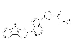 N-cyclopropyl-5-[6-(1,3,4,9-tetrahydro-$b-carbolin-2-yl)purin-9-yl]tetrahydrofuran-2-carboxamide