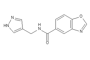 N-(1H-pyrazol-4-ylmethyl)-1,3-benzoxazole-5-carboxamide