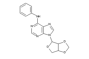 [9-(3a,4,6,6a-tetrahydrofuro[3,4-d][1,3]dioxol-6-yl)purin-6-yl]-phenyl-amine