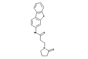 N-dibenzofuran-3-yl-3-(2-ketopyrrolidino)propionamide