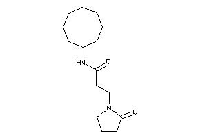 N-cyclooctyl-3-(2-ketopyrrolidino)propionamide