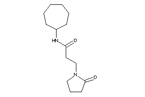 N-cycloheptyl-3-(2-ketopyrrolidino)propionamide