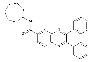 N-cycloheptyl-2,3-diphenyl-quinoxaline-6-carboxamide