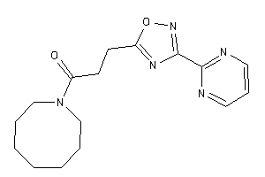 1-(azocan-1-yl)-3-[3-(2-pyrimidyl)-1,2,4-oxadiazol-5-yl]propan-1-one