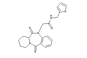 2-(6,12-diketo-7,8,9,10-tetrahydro-6aH-pyrido[2,1-c][1,4]benzodiazepin-5-yl)-N-(2-thenyl)acetamide