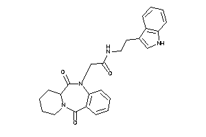 2-(6,12-diketo-7,8,9,10-tetrahydro-6aH-pyrido[2,1-c][1,4]benzodiazepin-5-yl)-N-[2-(1H-indol-3-yl)ethyl]acetamide