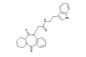 Image of 2-(6,12-diketo-7,8,9,10-tetrahydro-6aH-pyrido[2,1-c][1,4]benzodiazepin-5-yl)-N-[2-(1H-indol-3-yl)ethyl]acetamide