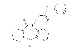 Image of 2-(6,12-diketo-7,8,9,10-tetrahydro-6aH-pyrido[2,1-c][1,4]benzodiazepin-5-yl)-N-phenyl-acetamide
