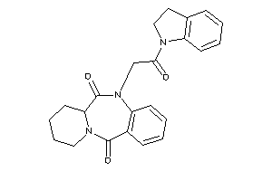 5-(2-indolin-1-yl-2-keto-ethyl)-7,8,9,10-tetrahydro-6aH-pyrido[2,1-c][1,4]benzodiazepine-6,12-quinone
