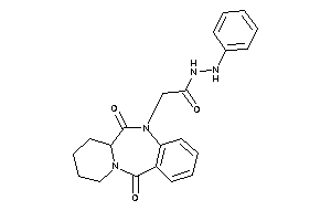 2-(6,12-diketo-7,8,9,10-tetrahydro-6aH-pyrido[2,1-c][1,4]benzodiazepin-5-yl)-N'-phenyl-acetohydrazide
