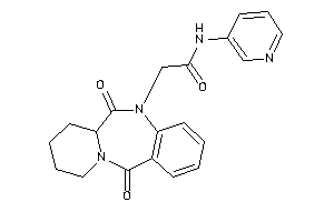 2-(6,12-diketo-7,8,9,10-tetrahydro-6aH-pyrido[2,1-c][1,4]benzodiazepin-5-yl)-N-(3-pyridyl)acetamide