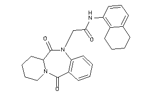 Image of 2-(6,12-diketo-7,8,9,10-tetrahydro-6aH-pyrido[2,1-c][1,4]benzodiazepin-5-yl)-N-tetralin-5-yl-acetamide