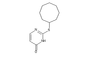 2-(cyclooctylthio)-1H-pyrimidin-6-one