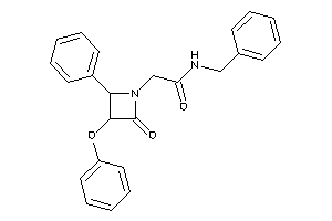 N-benzyl-2-(2-keto-3-phenoxy-4-phenyl-azetidin-1-yl)acetamide