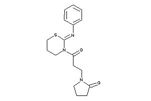 Image of 1-[3-keto-3-(2-phenylimino-1,3-thiazinan-3-yl)propyl]-2-pyrrolidone