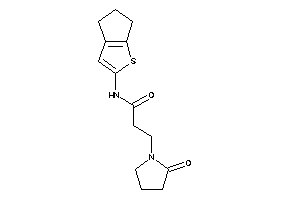 N-(5,6-dihydro-4H-cyclopenta[b]thiophen-2-yl)-3-(2-ketopyrrolidino)propionamide