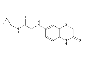 Image of N-cyclopropyl-2-[(3-keto-4H-1,4-benzoxazin-7-yl)amino]acetamide