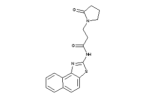 N-benzo[e][1,3]benzothiazol-2-yl-3-(2-ketopyrrolidino)propionamide