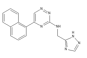 [5-(1-naphthyl)-1,2,4-triazin-3-yl]-(1H-1,2,4-triazol-5-ylmethyl)amine