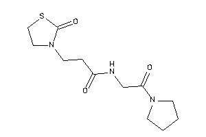 N-(2-keto-2-pyrrolidino-ethyl)-3-(2-ketothiazolidin-3-yl)propionamide