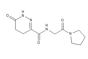 6-keto-N-(2-keto-2-pyrrolidino-ethyl)-4,5-dihydro-1H-pyridazine-3-carboxamide