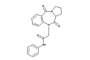 Image of 2-(6,11-diketo-6a,7,8,9-tetrahydropyrrolo[2,1-c][1,4]benzodiazepin-5-yl)-N-phenyl-acetamide