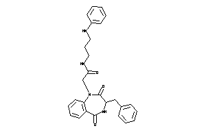 N-(3-anilinopropyl)-2-(3-benzyl-2,5-diketo-3,4-dihydro-1,4-benzodiazepin-1-yl)acetamide