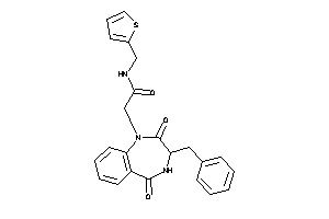 2-(3-benzyl-2,5-diketo-3,4-dihydro-1,4-benzodiazepin-1-yl)-N-(2-thenyl)acetamide