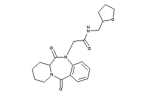 Image of 2-(6,12-diketo-7,8,9,10-tetrahydro-6aH-pyrido[2,1-c][1,4]benzodiazepin-5-yl)-N-(tetrahydrofurfuryl)acetamide