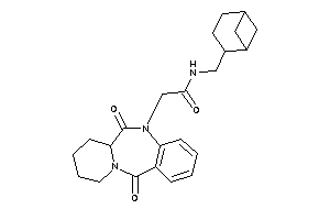 Image of 2-(6,12-diketo-7,8,9,10-tetrahydro-6aH-pyrido[2,1-c][1,4]benzodiazepin-5-yl)-N-(norpinan-2-ylmethyl)acetamide