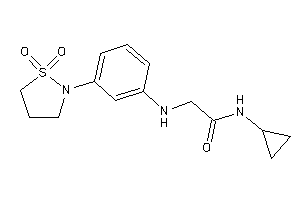 N-cyclopropyl-2-[3-(1,1-diketo-1,2-thiazolidin-2-yl)anilino]acetamide