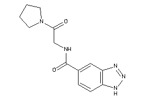 N-(2-keto-2-pyrrolidino-ethyl)-1H-benzotriazole-5-carboxamide