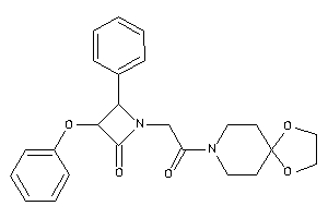 1-[2-(1,4-dioxa-8-azaspiro[4.5]decan-8-yl)-2-keto-ethyl]-3-phenoxy-4-phenyl-azetidin-2-one