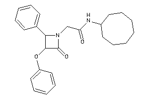 N-cyclooctyl-2-(2-keto-3-phenoxy-4-phenyl-azetidin-1-yl)acetamide