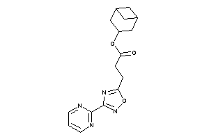 3-[3-(2-pyrimidyl)-1,2,4-oxadiazol-5-yl]propionic Acid Norpinan-3-yl Ester