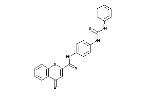 4-keto-N-[4-(phenylcarbamoylamino)phenyl]chromene-2-carboxamide