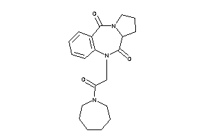 5-[2-(azepan-1-yl)-2-keto-ethyl]-6a,7,8,9-tetrahydropyrrolo[2,1-c][1,4]benzodiazepine-6,11-quinone
