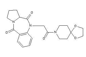 Image of 5-[2-(1,4-dioxa-8-azaspiro[4.5]decan-8-yl)-2-keto-ethyl]-6a,7,8,9-tetrahydropyrrolo[2,1-c][1,4]benzodiazepine-6,11-quinone